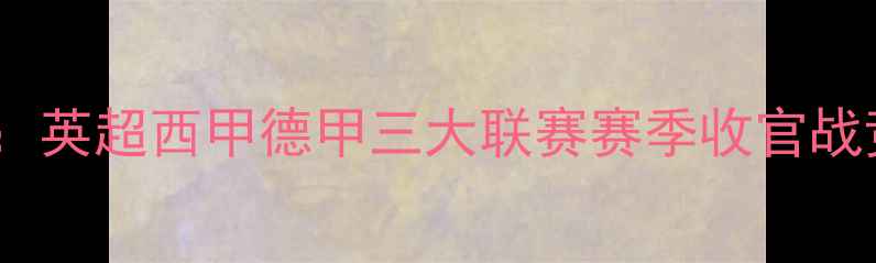 图片 12月24日焦点战：英超西甲德甲三大联赛赛季收官战竞猜与赛事前瞻2