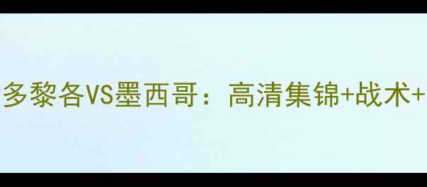 图片 世界杯预选赛波多黎各VS墨西哥：高清集锦+战术+争议判罚全记录