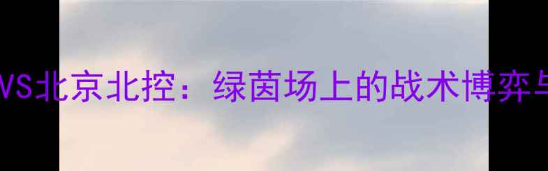 图片 中超巅峰对决广州队VS北京北控：绿茵场上的战术博弈与历史性时刻全🔥🏆2