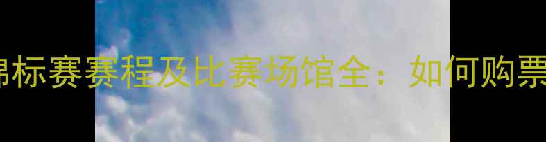 图片 亚洲足球锦标赛赛程及比赛场馆全：如何购票观赛攻略1