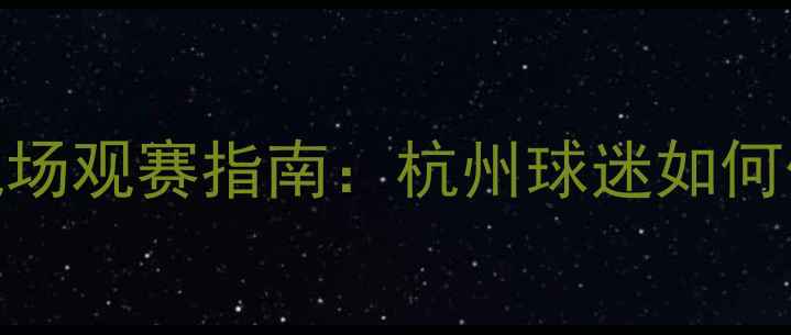 图片 凯尔特人英超现场观赛指南：杭州球迷如何体验圣西罗激情