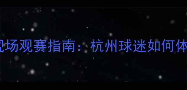 图片 凯尔特人英超现场观赛指南：杭州球迷如何体验圣西罗激情1