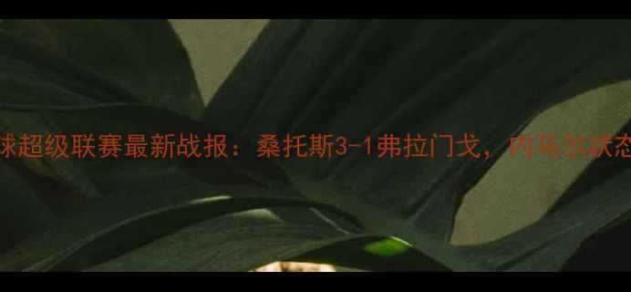 图片 巴西足球超级联赛最新战报：桑托斯3-1弗拉门戈，内马尔状态引热议