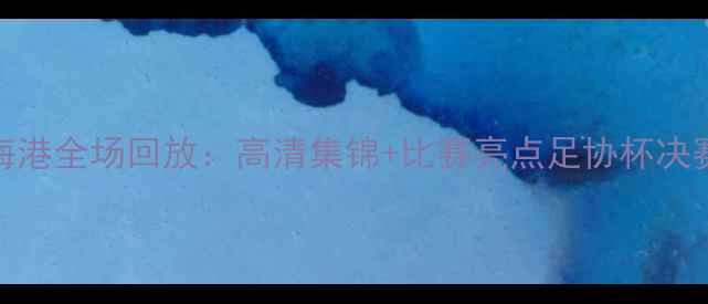 图片 广州队VS上海海港全场回放：高清集锦+比赛亮点足协杯决赛惊心动魄时刻
