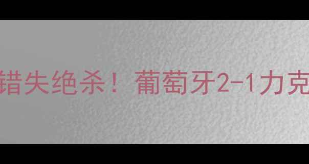 图片 欧洲杯预选赛关键战复盘：C罗错失绝杀！葡萄牙2-1力克瑞士，附完整赛事数据与战术2