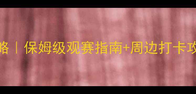 图片 秦皇岛杯足球比赛全攻略｜保姆级观赛指南+周边打卡攻略（附实时购票通道）