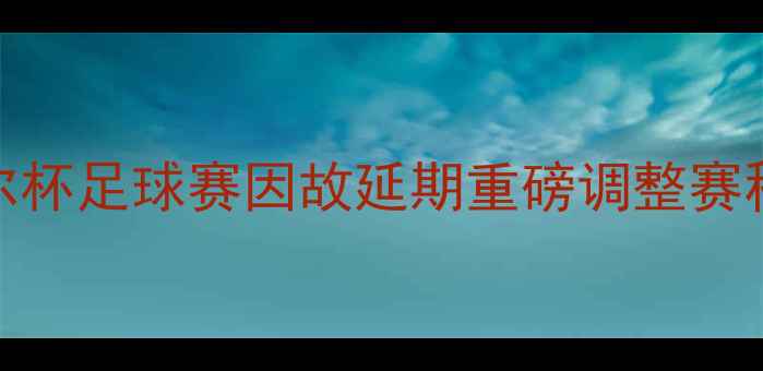 图片 突发！格勒诺布尔杯足球赛因故延期重磅调整赛程及参赛球队名单