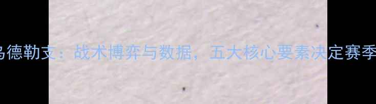 图片 芬洛vs乌德勒支：战术博弈与数据，五大核心要素决定赛季关键战2