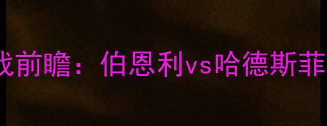 图片 英超焦点战前瞻：伯恩利vs哈德斯菲尔德深度1