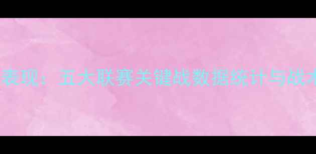 图片 贝卢索赛季表现：五大联赛关键战数据统计与战术革新观察2