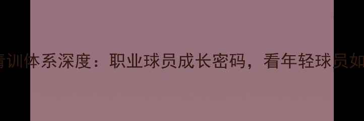 图片 鲁能泰山预备队青训体系深度：职业球员成长密码，看年轻球员如何冲击中超舞台2
