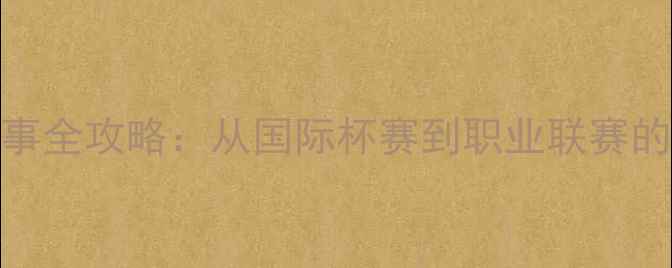 图片 🌟足球赛事全攻略：从国际杯赛到职业联赛的观赛指南