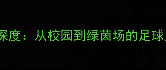 图片 🔥上港青训体系深度：从校园到绿茵场的足球人才培养密码🔥1