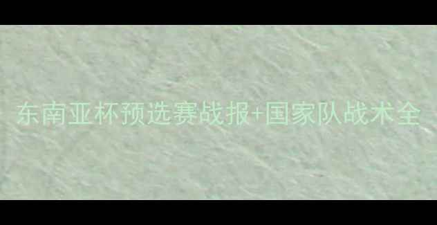 图片 🔥越南足球崛起！东南亚杯预选赛战报+国家队战术全（附最新积分榜）